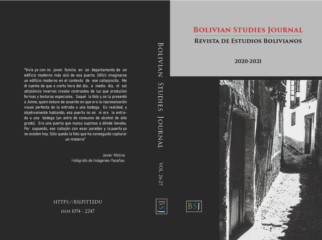 					View Bolivian Studies Journal Vol. 26-27, 2020-2021
				