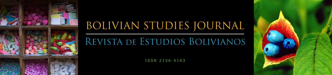 Bolivian Studies Journal | Revistia de Estudios Bolvianos